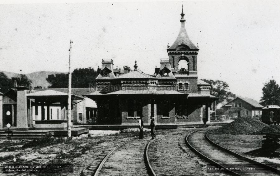 Postcard: Railroad Station, Northampton, Massachusetts